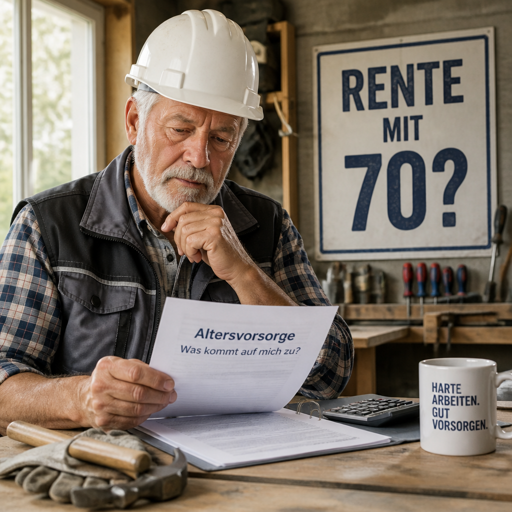 Handwerker und Rente mit 70
